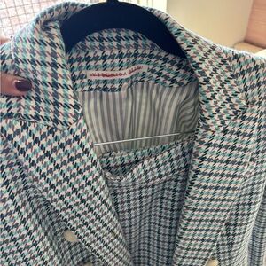 Veronica Beard Multicolor Houndstooth Jacket and skirt set
